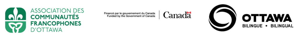 3 logos: Government of Canada, Bilingual Ottawa, and ACPI