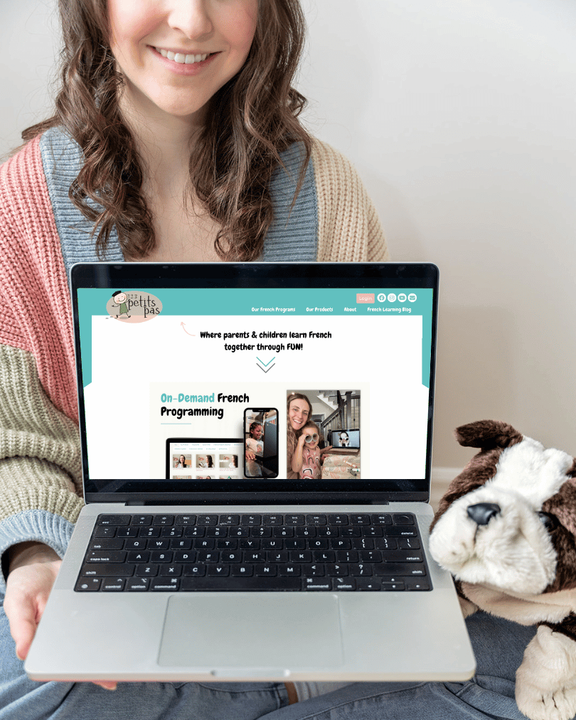 123 Petits Pas French learning for kids ages 0-9yrs in Canada, virtual French classes for kids