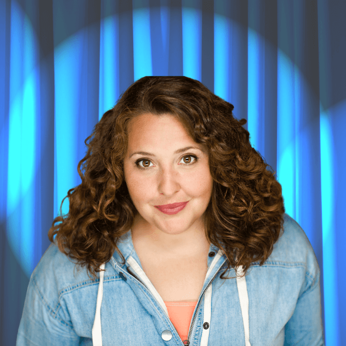 Mme Stephanie of 123 Petits Pas teaches virtual French singalong and puppet shows for children