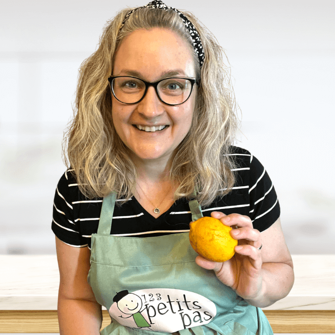 Mme Melissa of 123 Petits Pas teaches virtual French baking classes to children