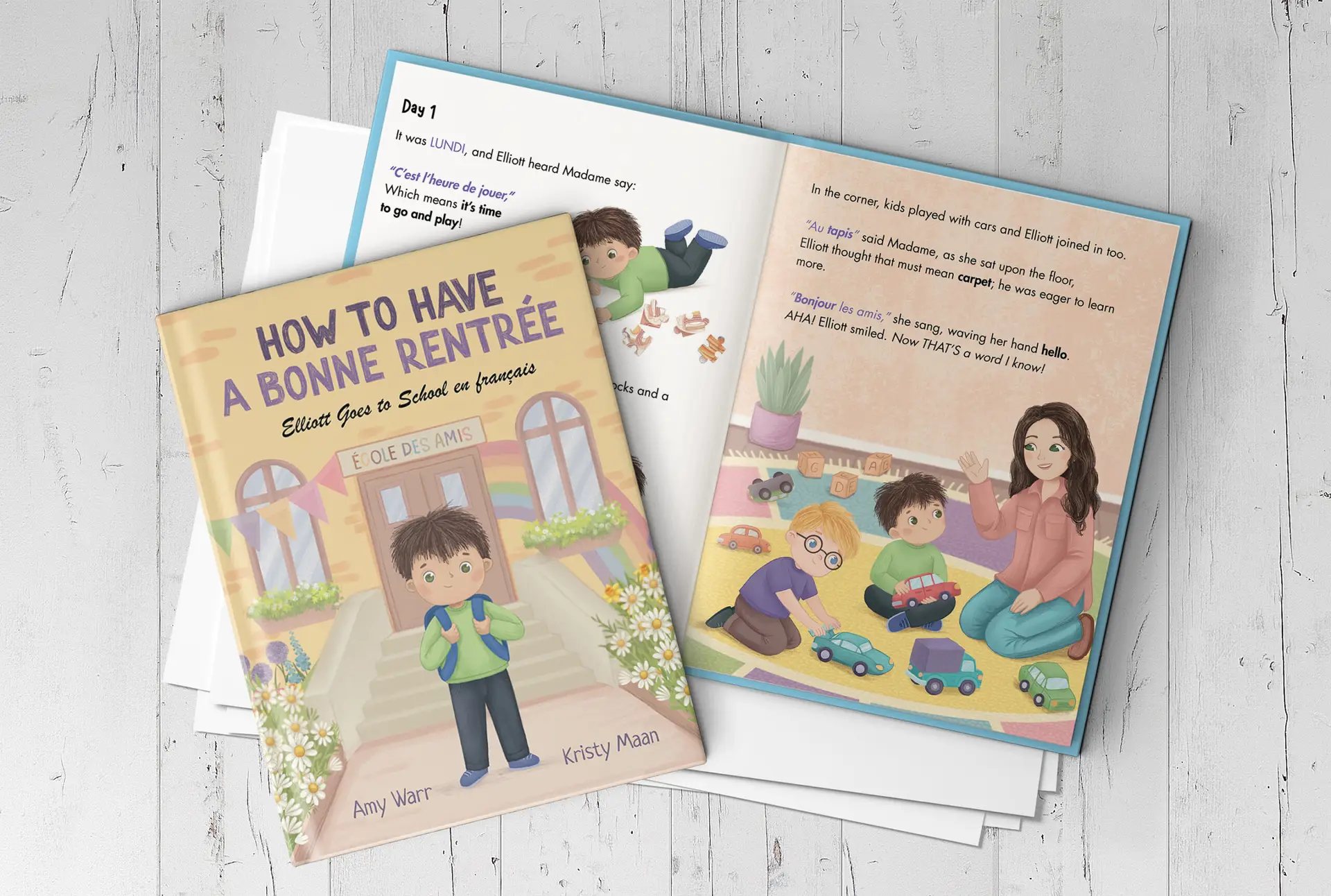How to Have a Bonne Rentrée bilingual children's book