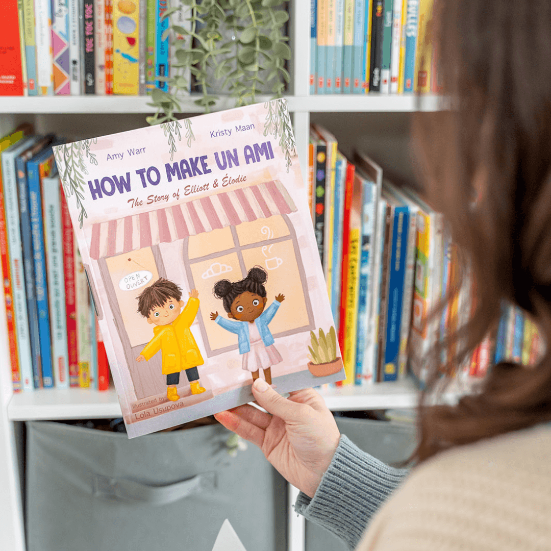 How to Make Un Ami bilingual children's book cover